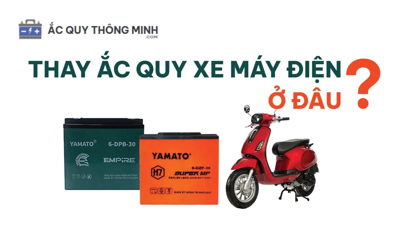 Tự thay ắc quy xe máy điện được không? Dịch vụ thay bình ắc quy xe máy điện uy tín, đảm bảo